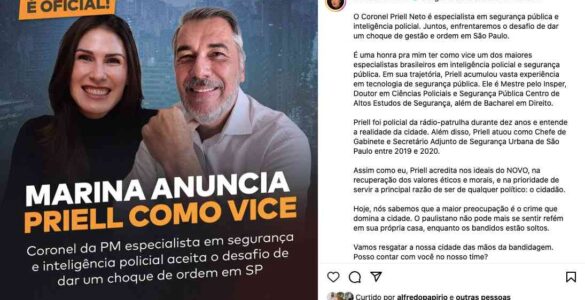 reynaldo priell neto, seguranca publica em sao paulo, eleicoes 2024, prefeito sp 2024, marina helena, partido novo